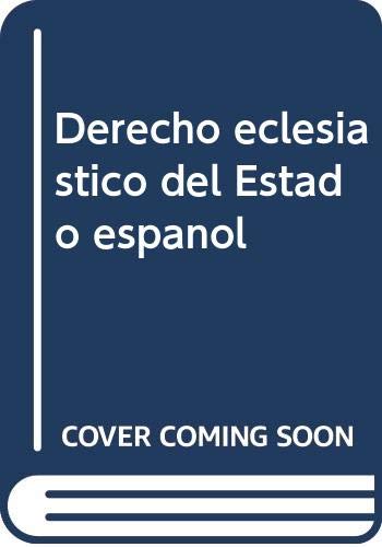 9788431306717: Derecho eclesistico del Estado espaol (Manuales (Universidad de Navarra. Facultad de Derecho)) (Spanish Edition)