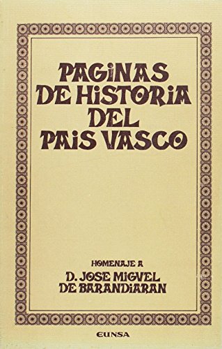 Imagen de archivo de Pginas de historia del Pas Vasco . a la venta por Librera Astarloa