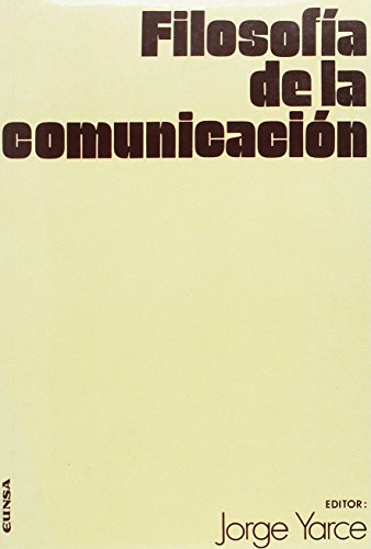 Stock image for Filosofa de la comunicacin for sale by Librera Prez Galds