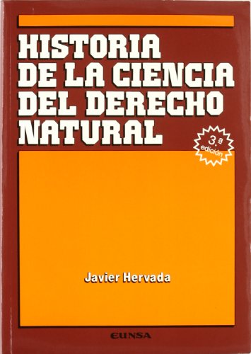 Stock image for Historia de la ciencia del derecho natural for sale by Zilis Select Books