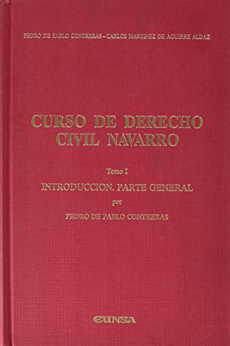 Imagen de archivo de Curso de derecho civil Navarro, Vol. I a la venta por CA Libros