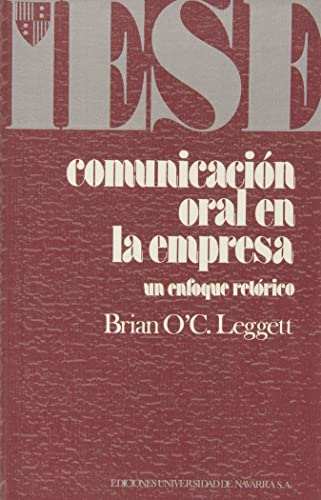 Imagen de archivo de Comunicacin oral en la empresa Leggett, Brian O'Connor a la venta por Iridium_Books