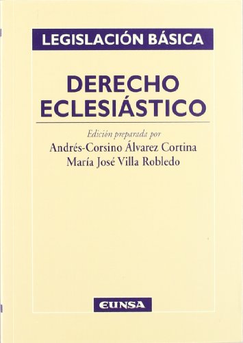 Imagen de archivo de DERECHO ECLESIASTICO a la venta por Iridium_Books