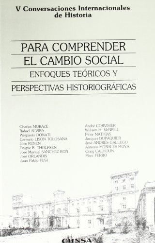 Imagen de archivo de PARA COMPRENDER EL CAMBIO SOCIAL a la venta por KALAMO LIBROS, S.L.