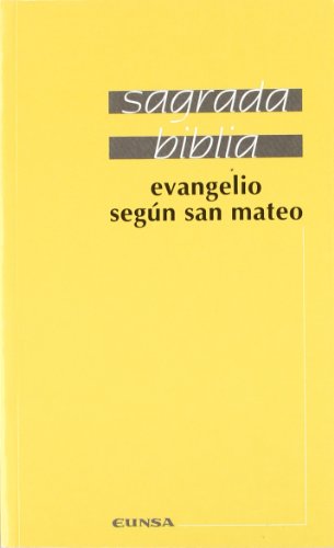 9788431315467: Sagrada Biblia: Evangelio segn San Mateo: Vol.I
