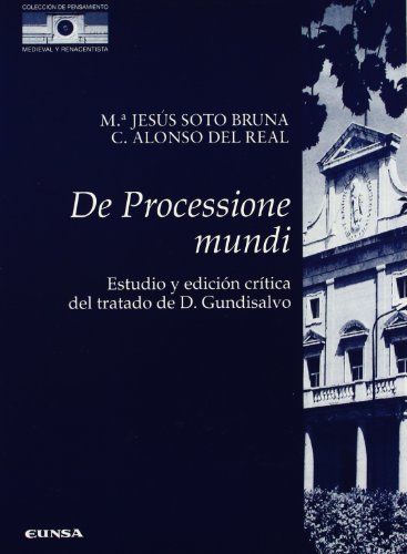 Imagen de archivo de De processione mundi a la venta por CA Libros