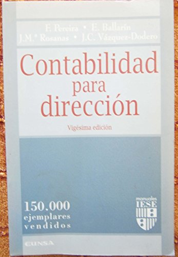 Stock image for Contabilidad para direcci  n for sale by WorldofBooks