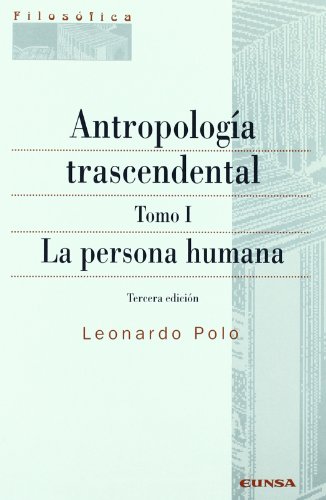9788431320768: Antropologa trascendental: La persona humana: T.1