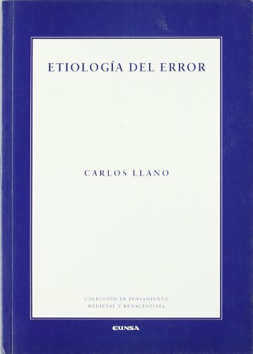 Stock image for ETIOLOGA DEL ERROR for sale by KALAMO LIBROS, S.L.