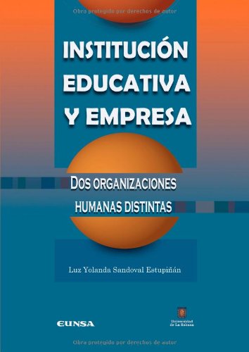 9788431325305: Institucin educativa y empresa (Ciencias de la educacin) (Spanish Edition)