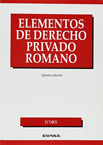 Stock image for Elementos de derecho privado romano. for sale by Antiquariaat Schot