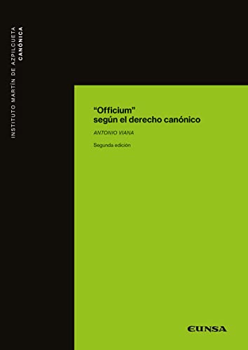 Imagen de archivo de OFFICIUM SEGN EL DERECHO CANNICO a la venta por KALAMO LIBROS, S.L.