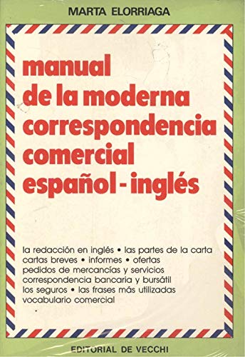 Manual de la moderna comercial español-ingles Elorriaga, Marta: Bien Rústica comercial (1992) | Perolibros S.L.