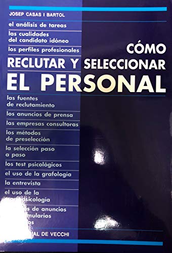 Imagen de archivo de Cmo reclutar y seleccionar el personal a la venta por Librera Prez Galds