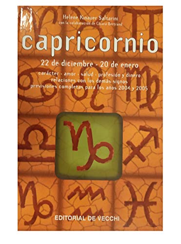 9788431529796: Capicornio (22 de diciembre - 20 de enero)