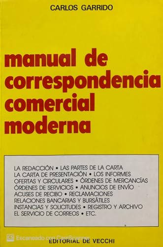 Beispielbild fr Manual de correspondencia comercial moderna/ Manual of modern business correspondence (Spanish Edition) zum Verkauf von ThriftBooks-Atlanta