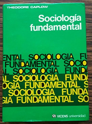 Imagen de archivo de Sociologa fundamental a la venta por Tik Books ME