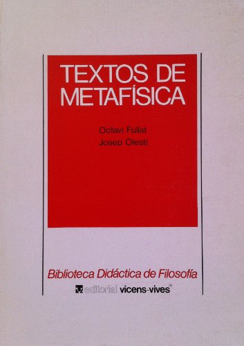 Imagen de archivo de Textos de Metafisica a la venta por Hamelyn