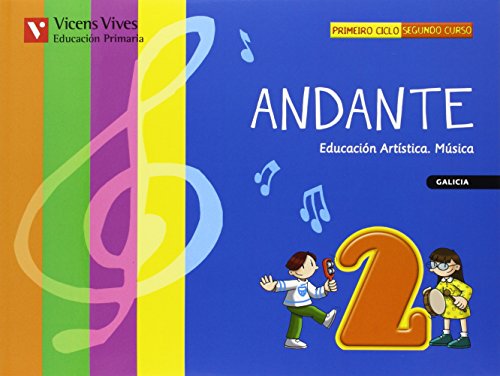 Imagen de archivo de Andante, rea de expresin artstica, msica, 2 Educacin Primaria, 1 ciclo (Galicia) a la venta por Iridium_Books