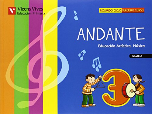 Imagen de archivo de Andante, rea de expresin artstica, msica, 3 Educacin Primaria, 1 ciclo (Galicia) a la venta por Iridium_Books