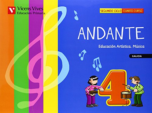 Imagen de archivo de Andante, rea de expresin artstica, msica, 4 Educacin Primaria, 1 ciclo (Galicia) a la venta por Iridium_Books