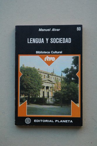 Stock image for Lengua y sociedad ALVAR, MANUEL for sale by VANLIBER