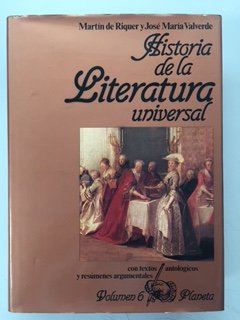 Imagen de archivo de Historia de la literatura universal 6. Edad de la Razn y Prerromanticismo a la venta por LibroUsado | TikBooks