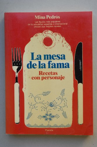 Imagen de archivo de Mesa de la fama Recetas con personaje a la venta por La Clandestina Books