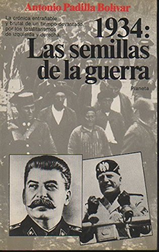 Imagen de archivo de 1934: Las semillas de la guerra a la venta por Librería 7 Colores