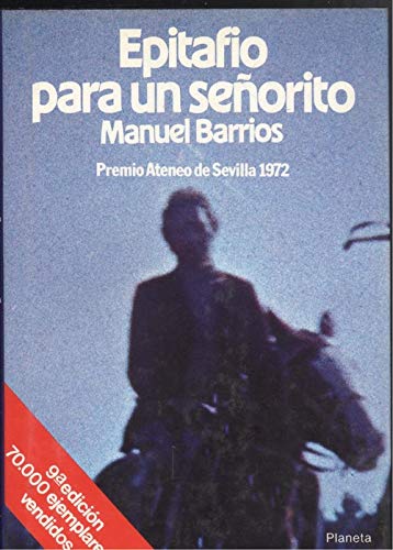 Beispielbild fr Epitafio para un seorito BARRIOS zum Verkauf von VANLIBER