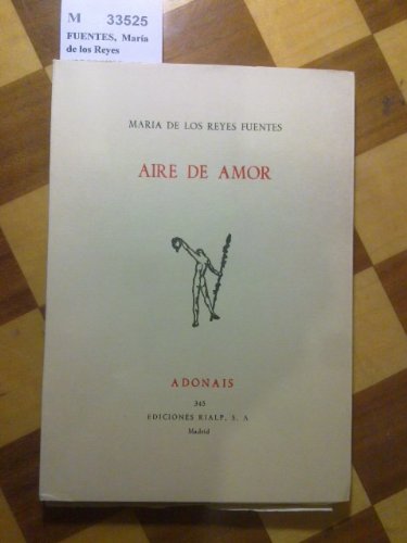 Beispielbild fr AIRE DE AMOR zum Verkauf von Librera Circus