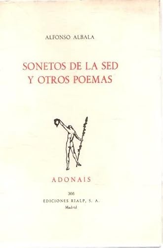 Stock image for Sonetos de la sed y otros poemas . for sale by Librera Astarloa