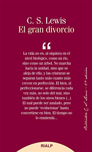 9788432147890: El Gran Divorcio (Bibilioteca C. S. Lewis)