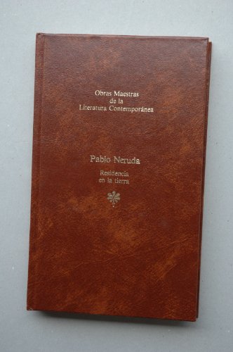 Beispielbild fr Residencia en la tierra. zum Verkauf von Librera y Editorial Renacimiento, S.A.