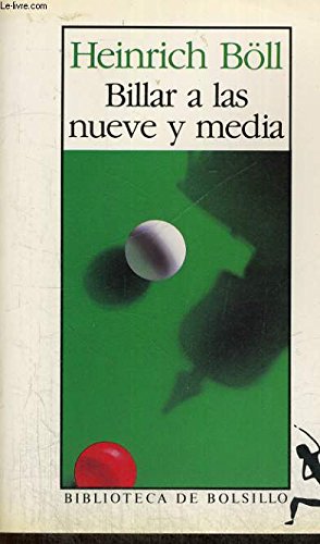 Stock image for Billar a las nueve y media for sale by NOMBELA LIBROS USADOS