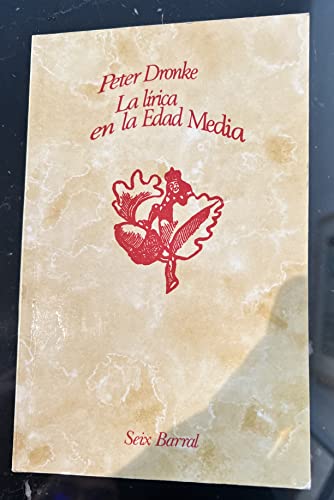 Stock image for La lirica en la Edad Media (Serie Mayor, 8) for sale by Iridium_Books
