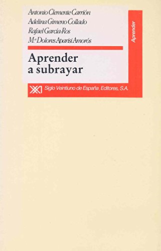 Stock image for APRENDE A SUBRAYAR for sale by KALAMO LIBROS, S.L.