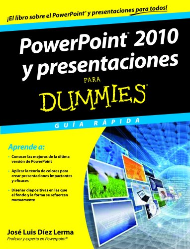 Imagen de archivo de PowerPoint 2010 y presentaciones para Dummies: Gua rpida a la venta por medimops