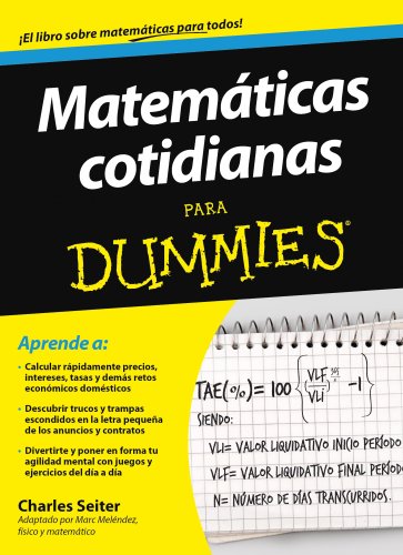 Beispielbild fr Matemticas Cotidianas para Dummies zum Verkauf von Hamelyn
