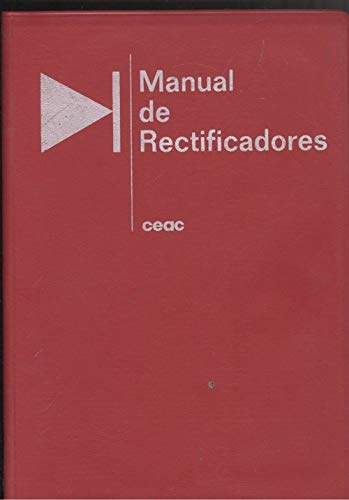 Stock image for Manual de Rectificadores for sale by Hamelyn