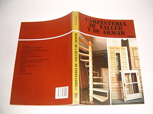 Imagen de archivo de libro carpinteria de taller y de armarEd. 1982 a la venta por DMBeeBookstore