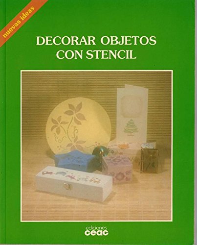 9788432984419: Decorar objetos con stencil