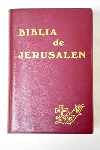 BIBLIA DE JERUSALEN. Nueva Edición Totalmente Revisada y Aumentada. EDICIÓN POPULAR BOLSILLO - Versión de José Angel Ubieta