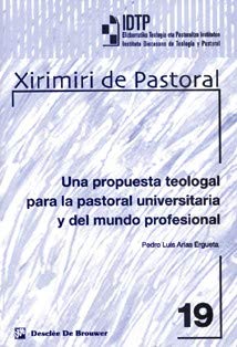 Beispielbild fr UNA PROPUESTA TEOLOGAL PARA LA PASTORAL UNIVERSITARIA Y DEL MUNDO PROFESIONAL zum Verkauf von KALAMO LIBROS, S.L.