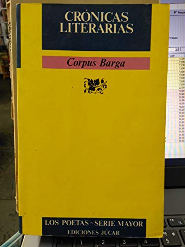 Beispielbild fr Crnicas literarias (Los Poetas. Serie mayor) zum Verkauf von Librera Prncep