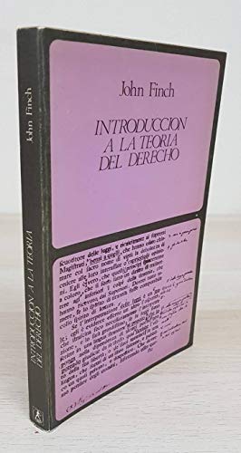 Imagen de archivo de Introduccion a la Teoria del Derecho a la venta por Librera 7 Colores