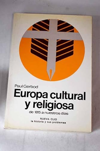 Europa cultural y religiosa de 1815 a nuestros días