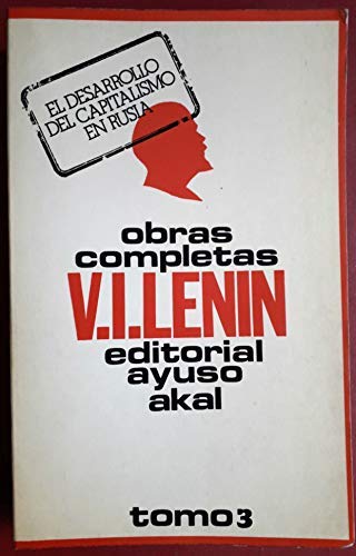 9788433600721: OBRAS COMPLETAS DE V.I. LENIN (tomo 3)