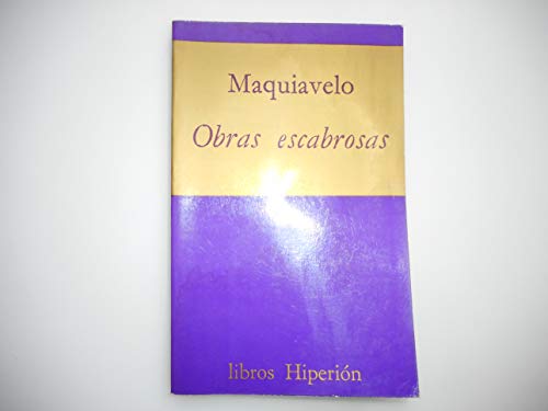 Stock image for Obras escabrosas. for sale by Librera PRAGA