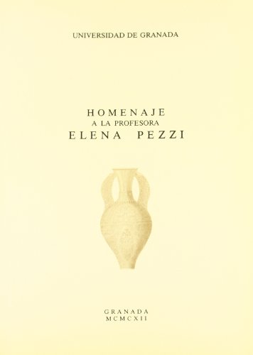 Imagen de archivo de HOMENAJE A LA PROFESORA ELENA PEZZI a la venta por Prtico [Portico]